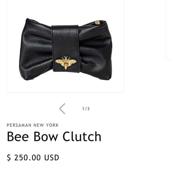 PERSAMAN NEW YORK
Bee Bow Clutch - Picture 4 of 4